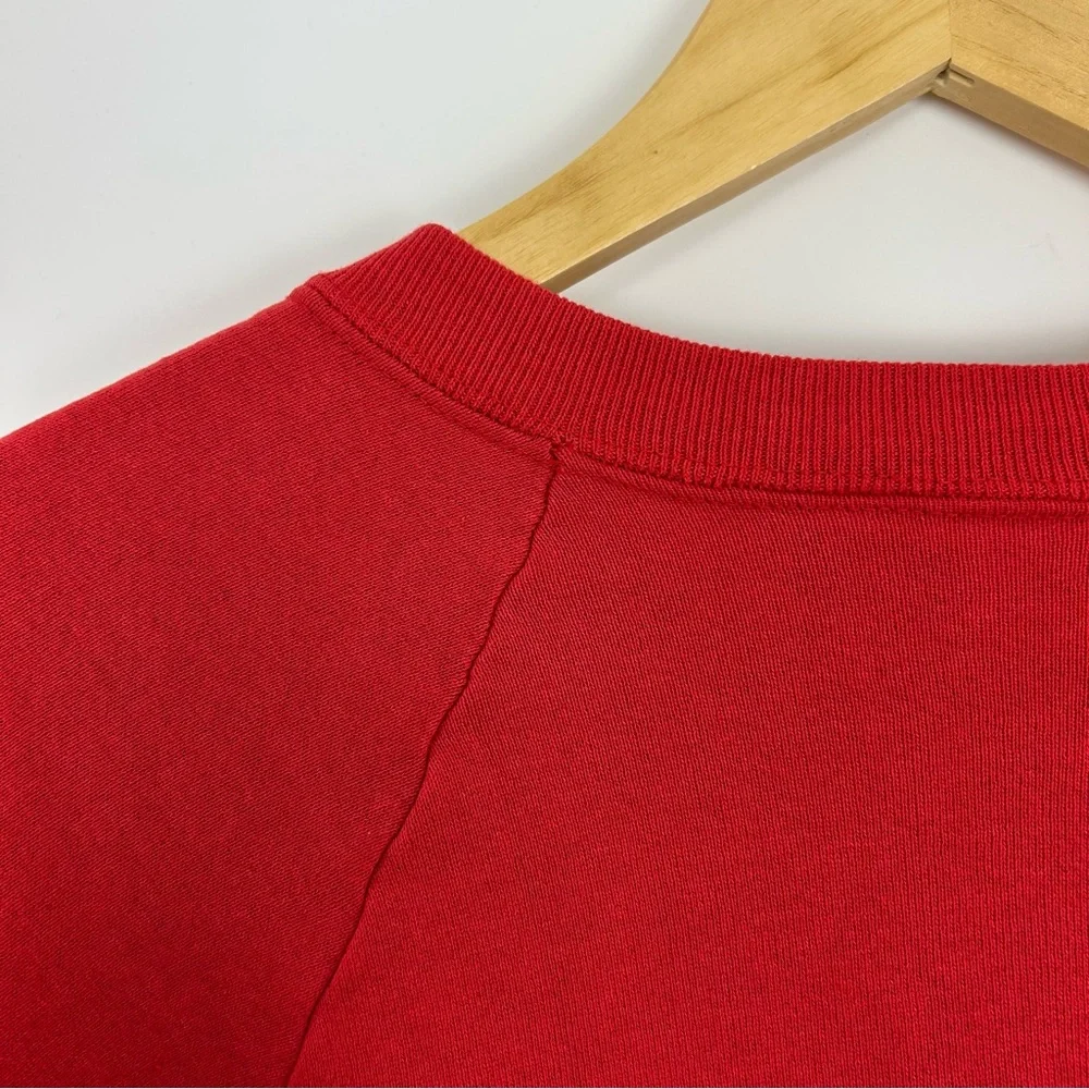 Vintage Boys and Girls Club Camp Fire Red Crew Neck Sweatshirt Fruit of the Loom
